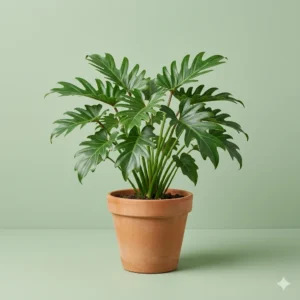 Philodendron xanadu indoor plant with lush lobed green leaves – Gayatri Nursery