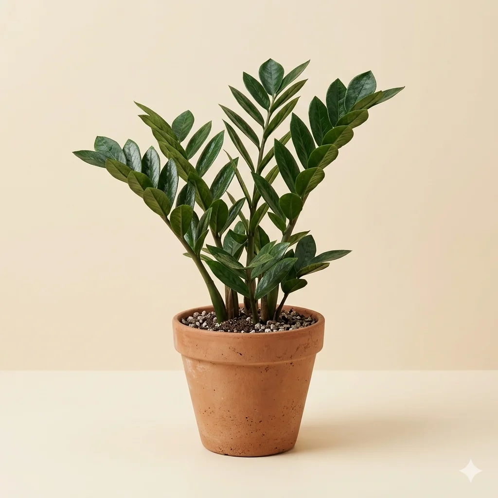 Zamioculcas (ZZ Indoor Plant) (ज़ी ज़ी प्लांट / ज़ेमिया)